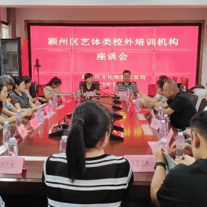 潁州區(qū)召開藝體類校外培訓(xùn)機構(gòu)座談會